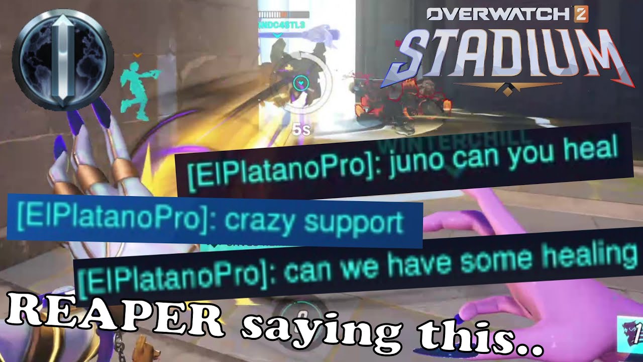 Reaper complaining about heals... - Moira Stadium - Season 20 - Overwatch 2 - 11.12.25 
