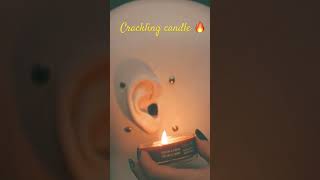 Crackling Candle relaxing ASMR sounds