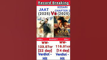 Jaat Vs Kesari Chapter 2 Box Office Collection | Jaat 22th day collection #shorts