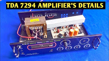 Tda 7294 Amplifier details | 7294 Ic Amplifier