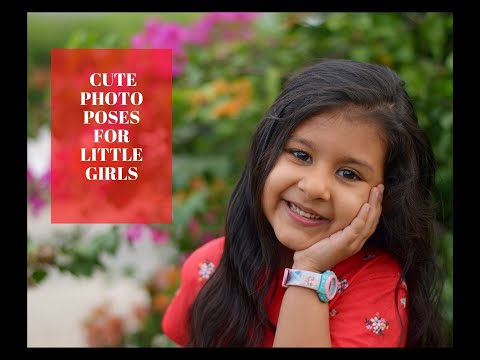 Photo poses for little girls | kids photography | outdoor photography ||