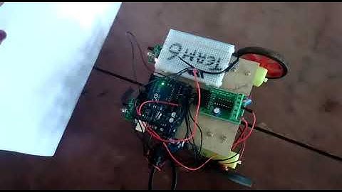 Obstacle Follower Robot using Arduino Project assignment for Skyfi Labs online course by Sreejanani