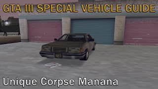 GTA III Special Vehicles: Unique Corpse Manana