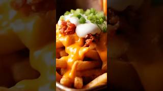 loaded fries being dismantle.