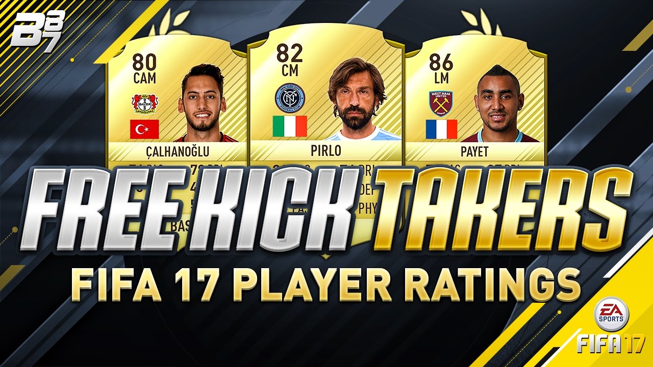 THE BEST FREE KICK TAKERS IN FIFA 17 YouTube