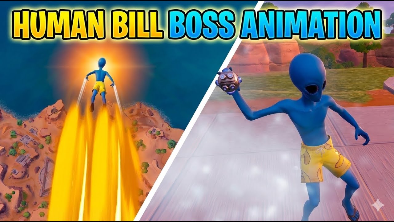 Human Bill Boss 👽🔥 Animation | Fortnite  (You Won’t Expect This!)