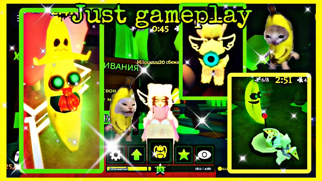 ⭐Banana eats Roblox - Just Gameplay⭐