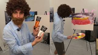 L3WG Attempts a BOB ROSS Painting! (SUBATHON)