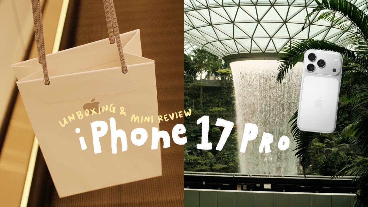 iPhone 17 pro : store pickup & unboxing vlog (+ 14 pro comparison)