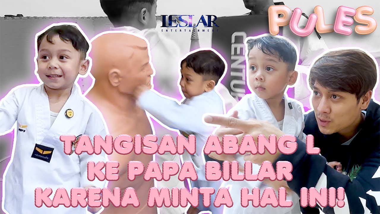PULES : MANJANYA ABANG L MINTA PAPA ANTER LES TAEKWONDO! LANGSUNG SEMANGAT WAKTU DIANTAR PAPA!