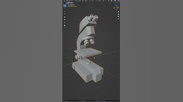 [Microscope] Blender Low Poly Modeling Day 112/365