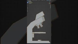 [Microscope] Blender Low Poly Modeling Day 112/365