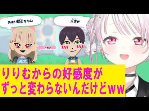 何度やってもりりむからの好感度が一向に上がらない剣持に笑う椎名さん【にじさんじ切り抜き/ 椎名唯華】
