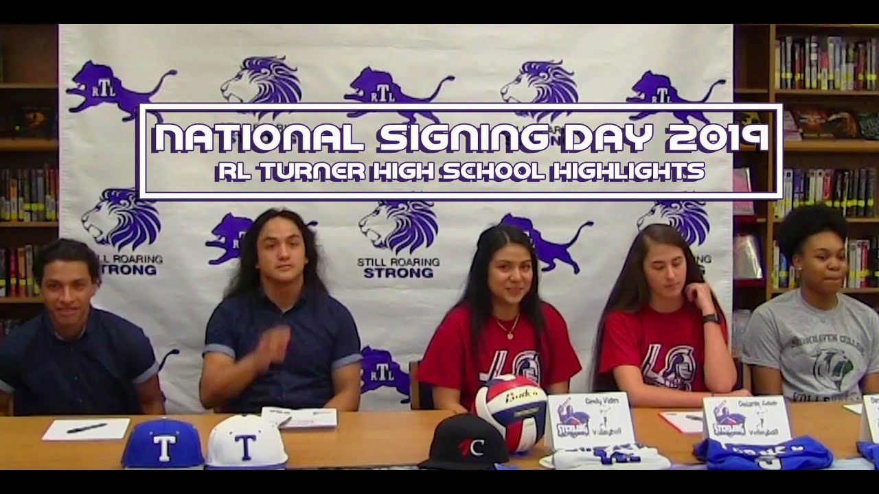 National Signing Day 2019 RL Turner High School Highlights YouTube