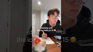 #study until the ice melts #icemelting #timelapse #studywithme