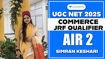 UGC NET Commerce Jan 2025 Toppers Interview | UGC NET ommerce AIR 2 2025 | Yukti Jain