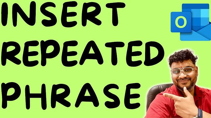 Create Custom Shortcuts in Outlook for Frequent Phrases