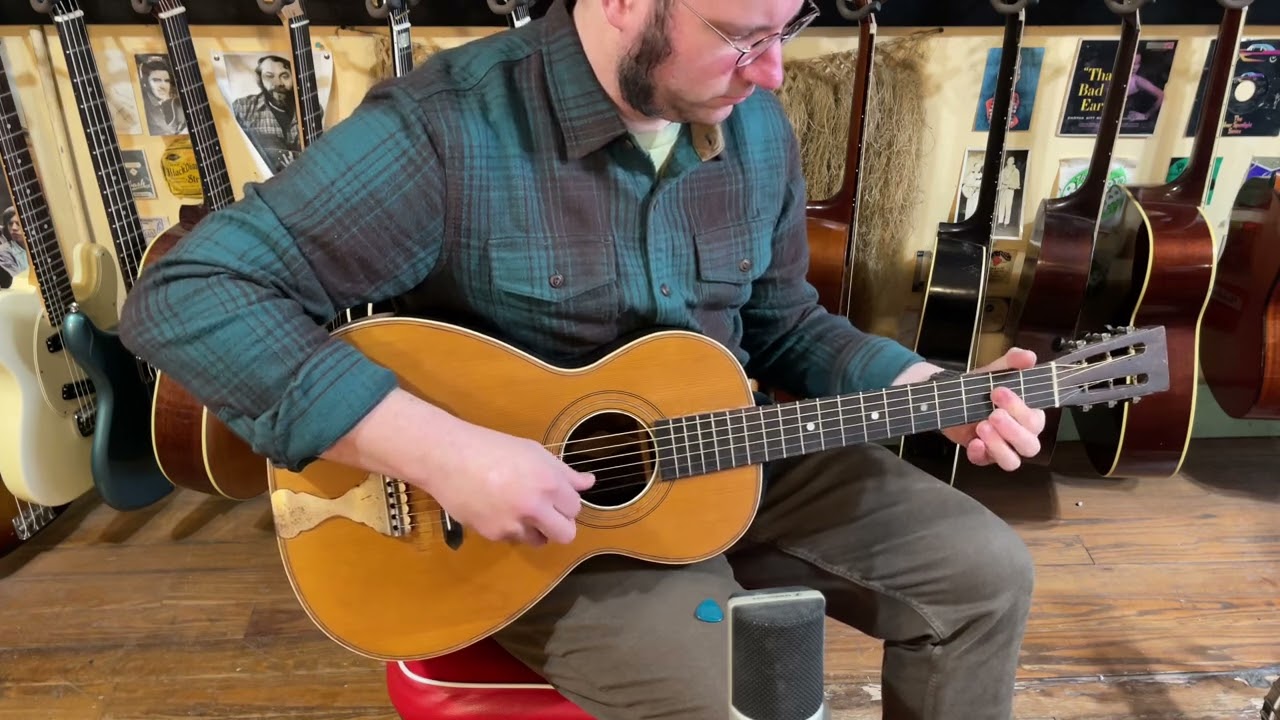 1900s Farstone tailpiece parlor guitar - YouTube