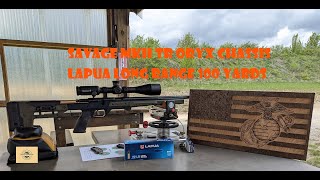 Savage MKII TR Oryx Chassis Lapua Long Range 100 Yard Accuracy