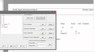 Create ES Progress Reports