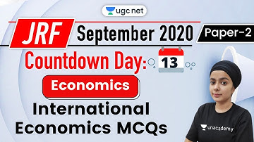 UGC NET Paper 2 Crash Course | Economics by Simranjit Kaur | International Economics MCQs