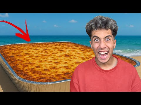 اكبر صينيه مكرونه بشاميل في العالم