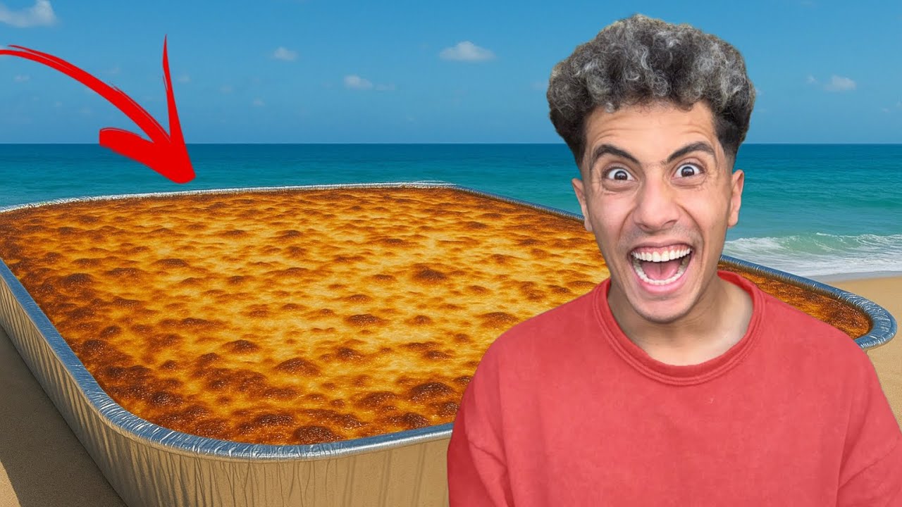 اكبر صينيه مكرونه بشاميل في العالم