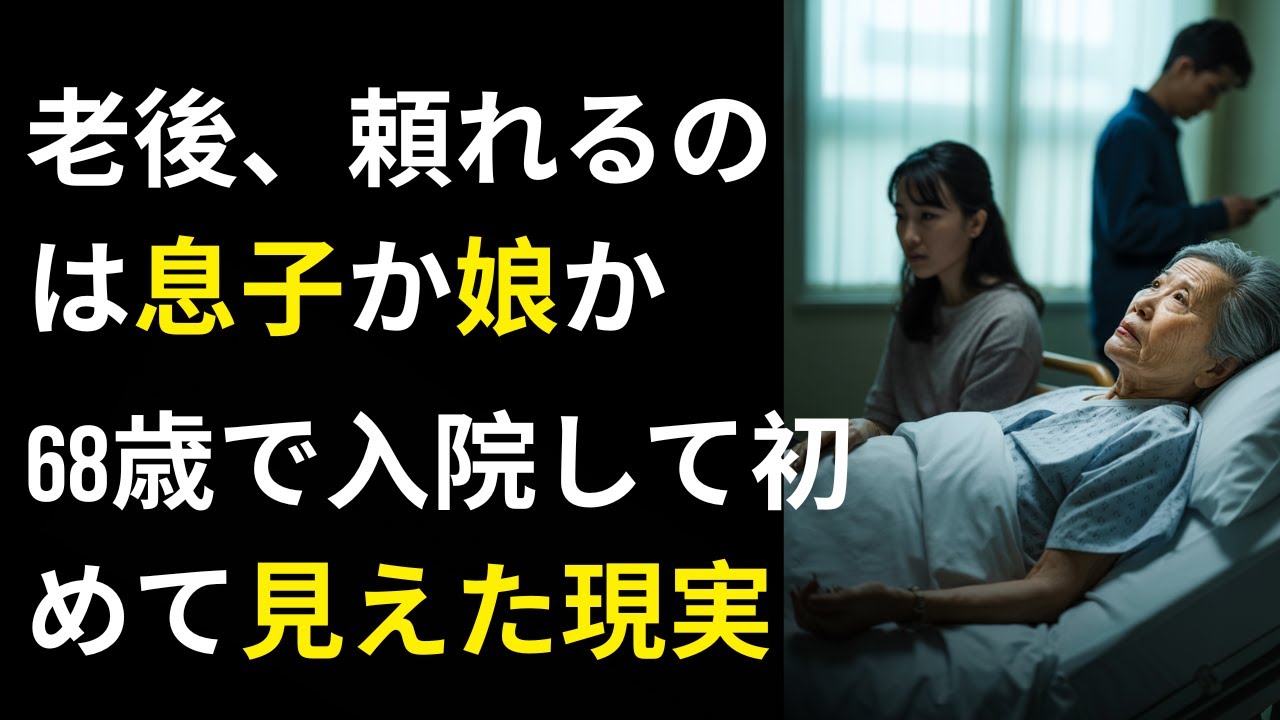 老後、頼れるのは息子か娘か――68歳で入院して初めて見えた現実 | 人生の教訓
