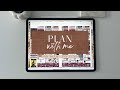 Digital Plan With Me I Ft. PinkPlannerShop