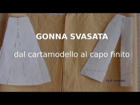 Video: Come Cucire Una Gonna Prendisole Svasata