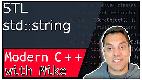 STL std::string, char*, const char*, and string literals in C++ | Modern Cpp Series Ep. 112
