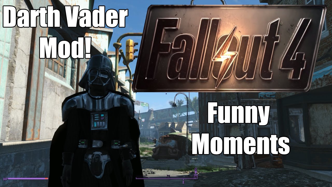 Fallout 4 Funny Mods - Darth Vader Star Wars Mod! (Links in Description)