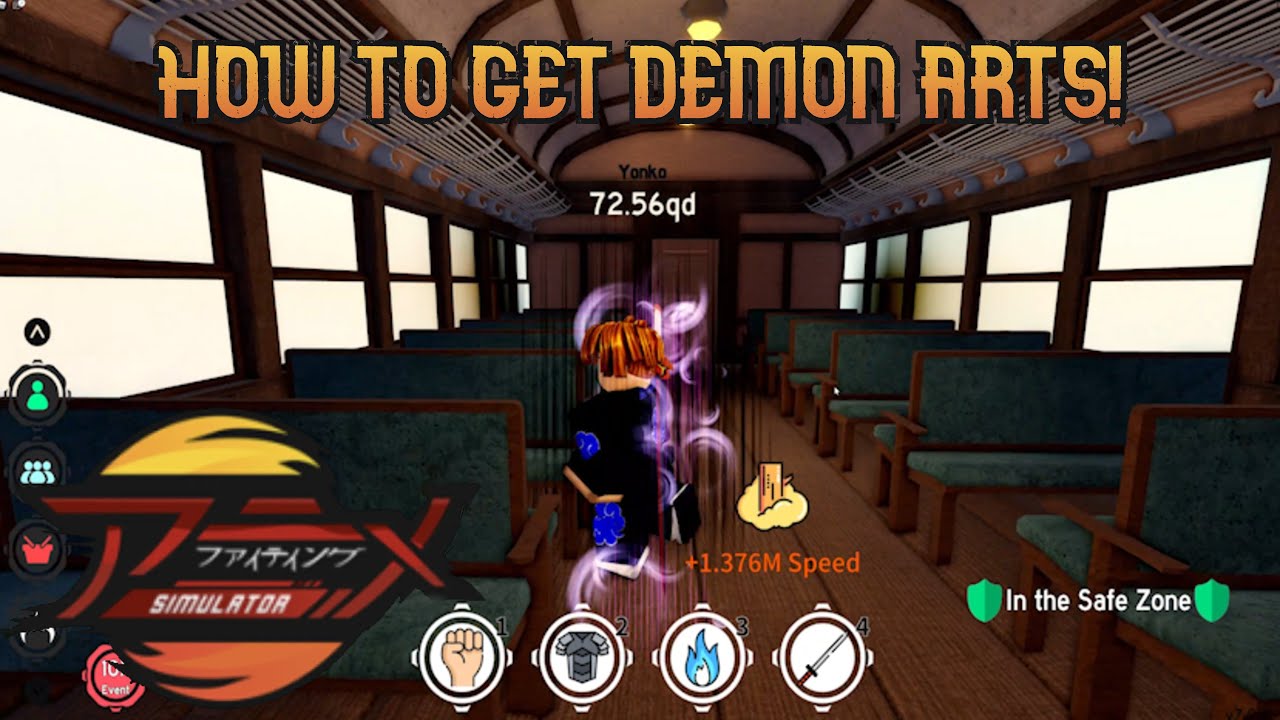 Location ] How to Get Demon Art in Anime Fighting Simulator