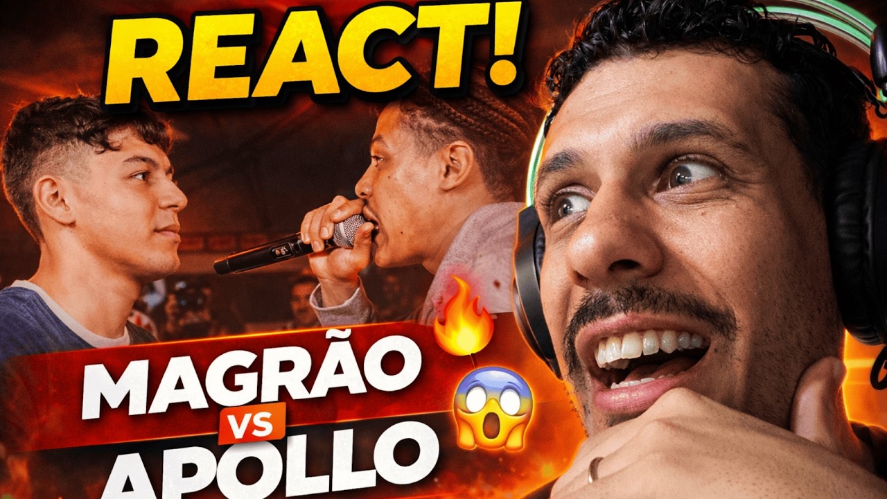 🔥🔥 FICOU PESSOAL!!! Muita rima! Apollo x Magrão 
