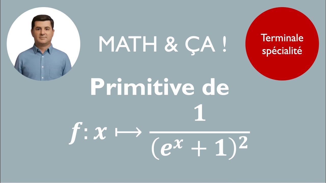Primitive de f(x)= 1/(exp(x)+1)²