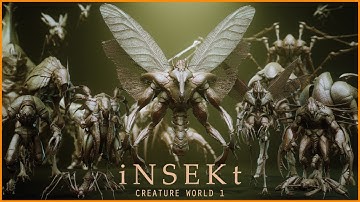 iNSEKt - 150+ Insectoid Kitbash Parts for Rapid Creature & Character Design