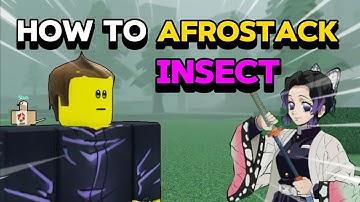how to afrostack insect | rogue demon