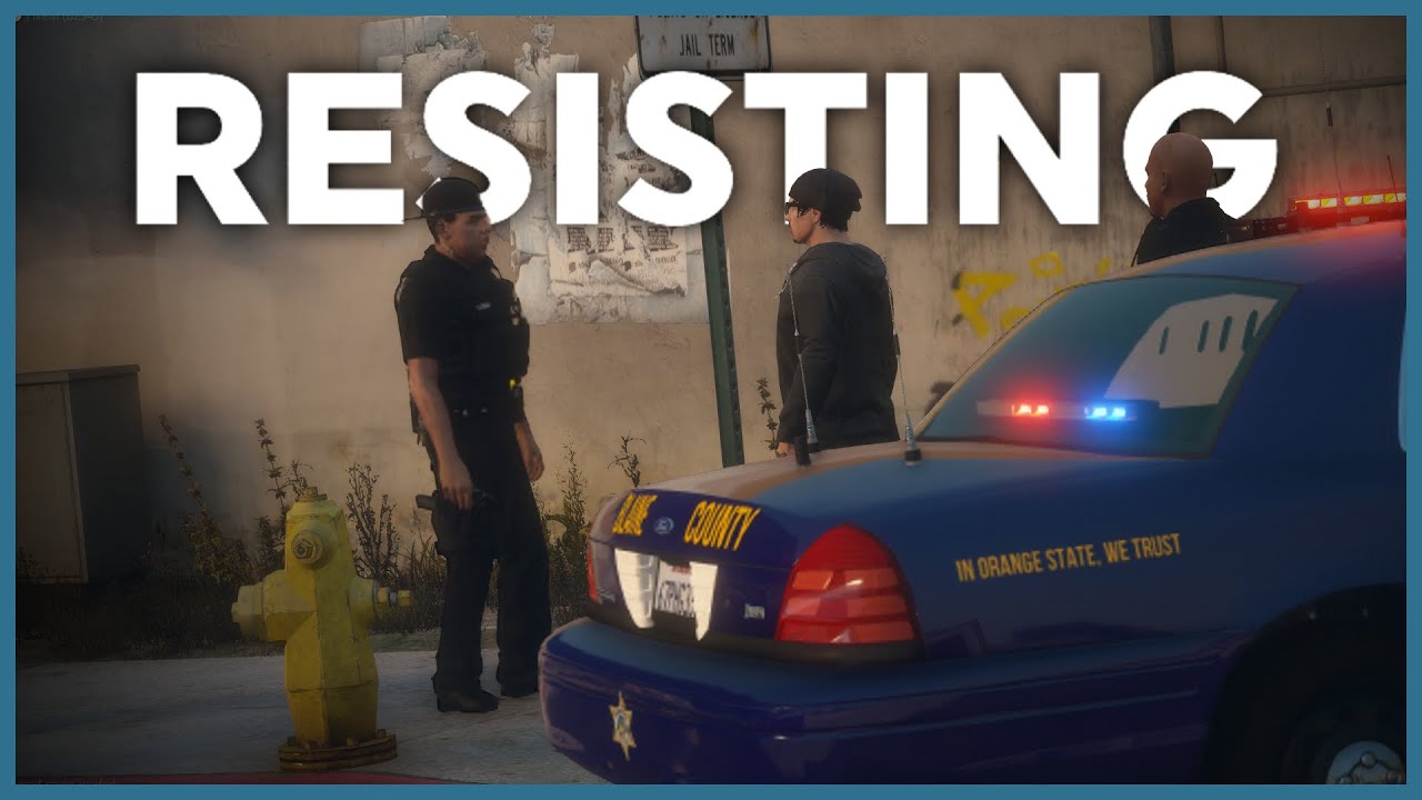 This Kid Resisted Arrest in FiveM Roleplay
