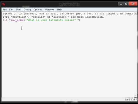 #3 - Asking the User for Information in Python