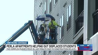 Student housing delays continue, displaced students move into hotels
