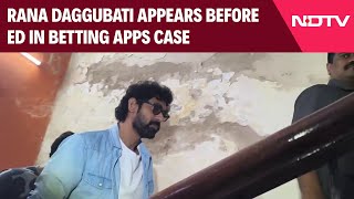 Rana Daggubati ED Case | Enforcement Directorate To Quiz Rana Daggubati In Online Betting Apps Case