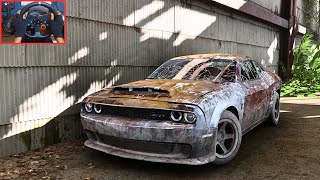 Rebuilding a Dodge Challenger SRT Demon Forza Horizon 5 | Logitech G29 Steering Wheel Gameplay