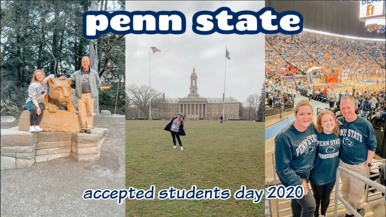 penn state accepted students tour