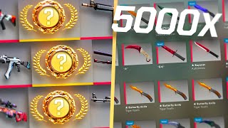 I Opened 5000 CS:GO Cases and Unboxed these knives