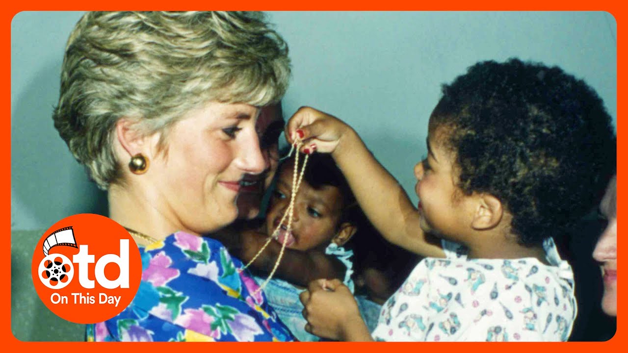 1993: Принцесса Диана призывает к состраданию к больным СПИДом