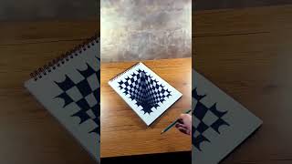 क्या आपने ये 3D कमाल कभी देखा है 😱3d Maze drawing #shorts #viral #shortsvideo #status
