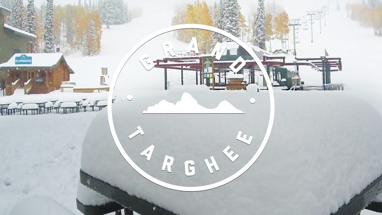 It Snowed at Grand Targhee Resort