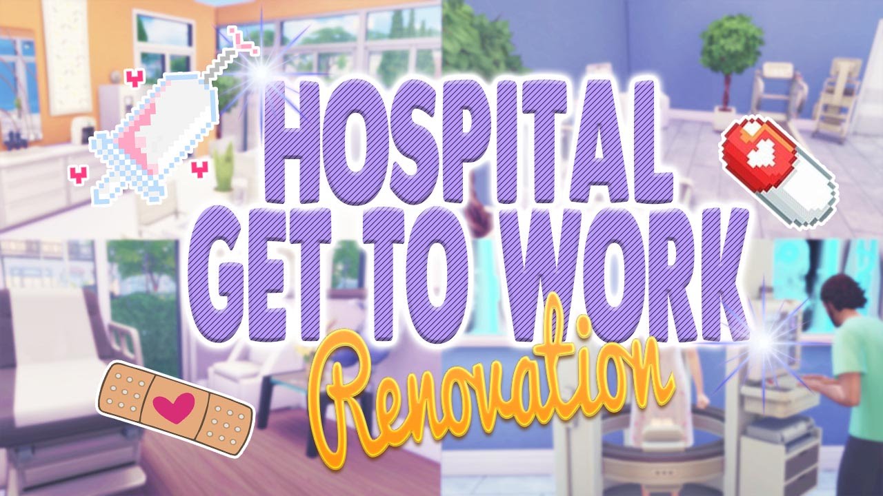 А4 больница сладости. SIMS 4 Hospital build.