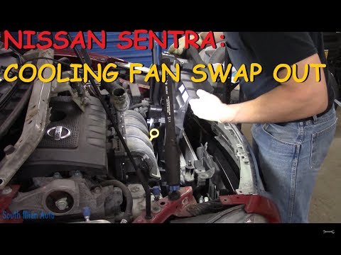 nissan-sentra:-cooling-fan-replacement