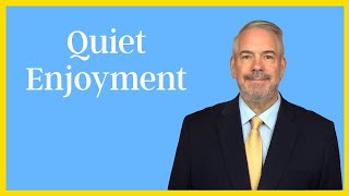 Right to Quiet Enjoyment in Massachusetts
